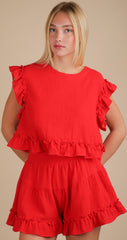 Hot Child In The City Two Piece Shorts Set