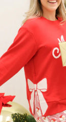 Merry Bow Sweatshirt