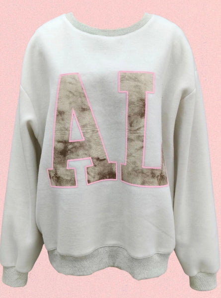 Alabama & AL Reversible Sweatshirt - Dark Grey Camo