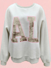 Sweat-shirt réversible Alabama & AL - Camouflage gris foncé