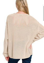 Coastal American Flag Sweater
