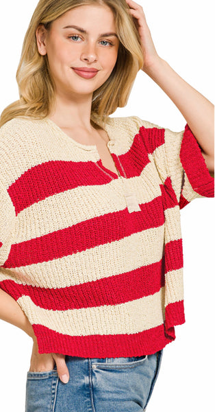 Doby Striped Sweater