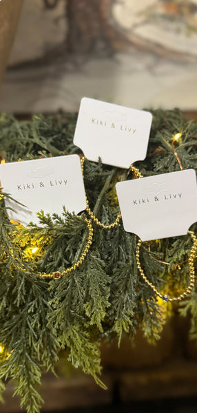 Kiki & Livy Birthstone Stretch Bracelets