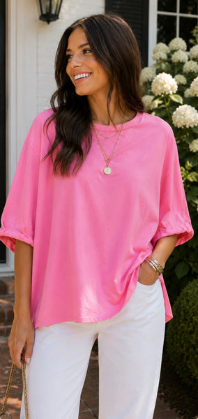 Azalea Pink Top
