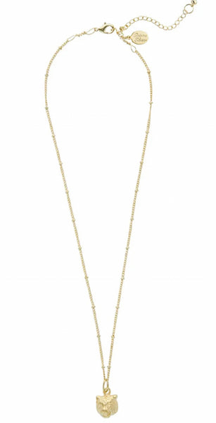 Dainty Tiger Head Necklace