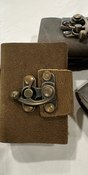 Mini Leather Bond Journals - 6 Colors
