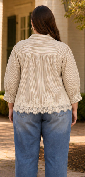 Caryn Stripe Top