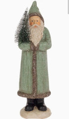 St. Nicholas Statue - Sage Green