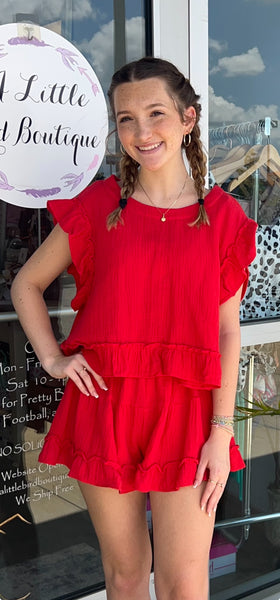Hot Child In The City Two Piece Shorts Set