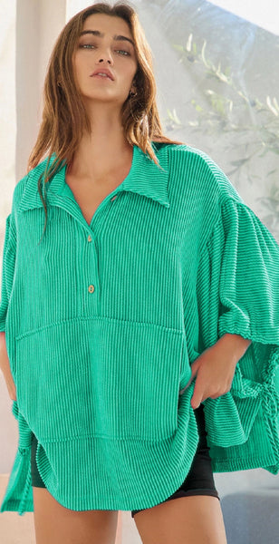 Coppenhagen Ribbed Top - 2 Colors