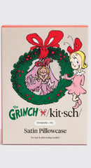 The Grinch X Kitsch Satin Pillowcase in Cindy Lou Who