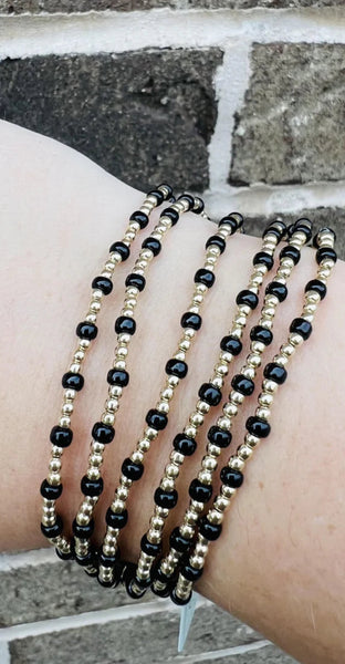 enewton Gameday Hope Sincerity 2mm Bead Bracelet - Onyx