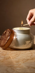 Capri Blue Autumn Glow Volcano White Signature Candle