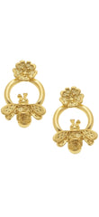Susan Shaw Poppy Bee Earrings