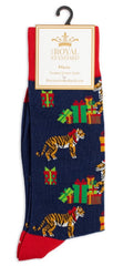 Men's Tiger Christmas Socks