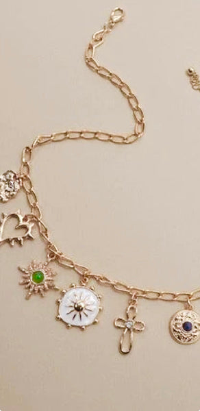 Sunburst Charm Necklaces