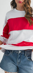 Polly Color Blocked T-Shirt Top