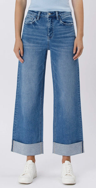 Sweeping Cuffed Jeans
