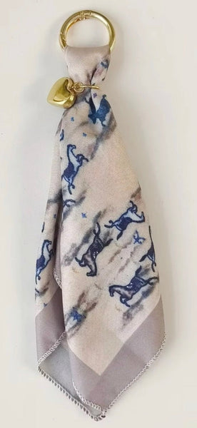 Etta Scarf Bag Charm - 8 Patterns