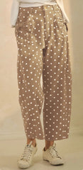 Fancy Bows & Polka Dots Barrel Jeans
