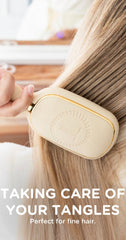 Teleties Detangler Hair Brush For Fine Hair - Tan