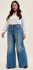 Judy Blue Liza Palazzo Jeans - Regular and Short Lengths
