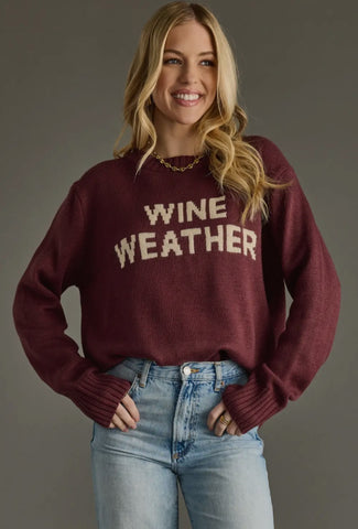 Wine Weather Sweater