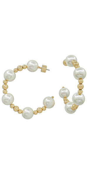 Lolo Pearl Hoops