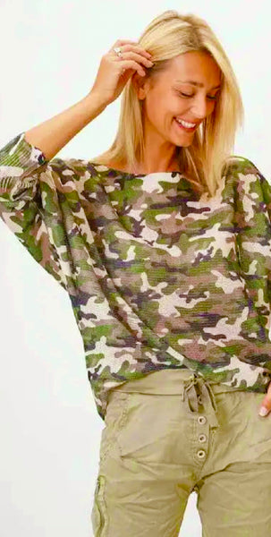 Camo Sweater