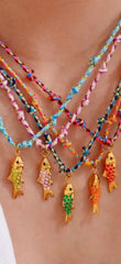 Capri Fishy Necklaces - 5 Colors