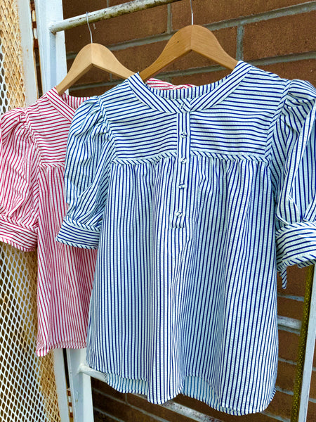 Tour De Force Striped Top-2 Colors