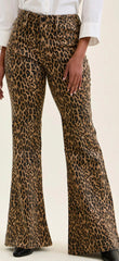 Judy Blue Jaqueline Leopard Flare Jeans