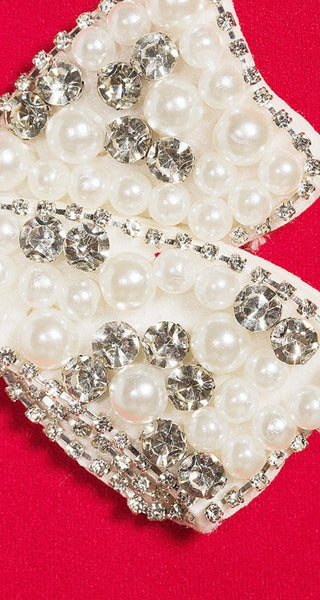 Cherry Belle Crew Neck Bow Dress