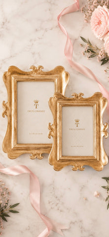 Brocade Gold Picture Frames