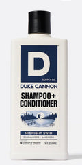 Duke Cannon Shampoo + Conditioner - Midnight Swim