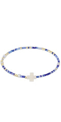 enewton - 5.5" egirl Hope Unwritten Signature Cross Bracelet - Is A Smurf's Butt Blue?