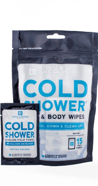 Duke Cannon Cold Shower Cooling Field Towels - 15 Pack