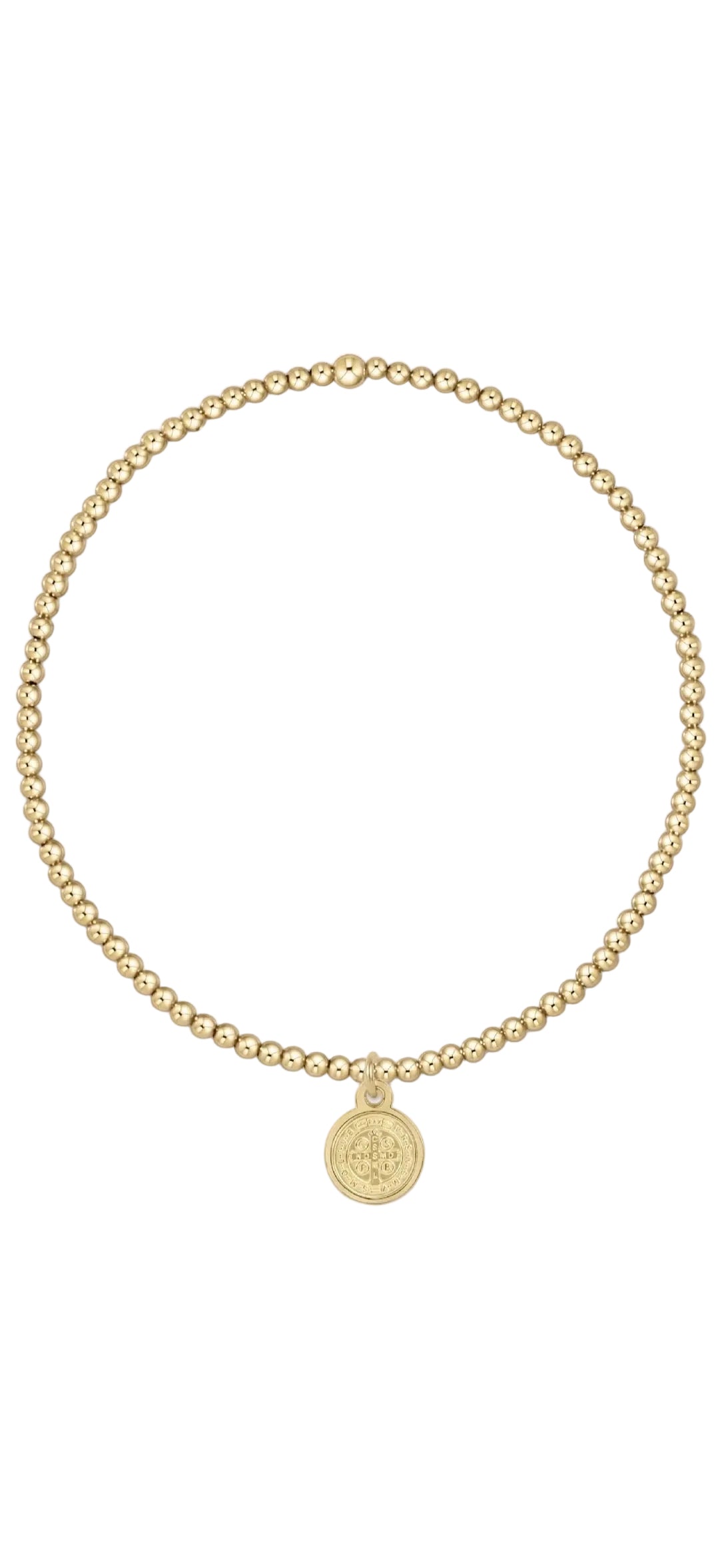 enewton classic gold 2mm bracelet - blessing small gold disc