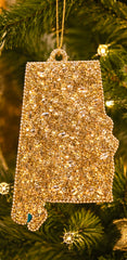 Bedazzled Alabama Ornament