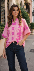 Creme of Pink Blouse