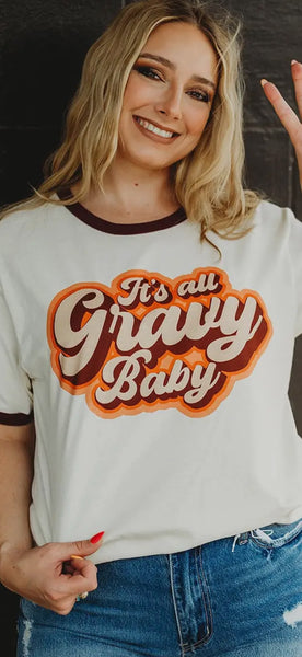 Gravy Baby Ringer Tee
