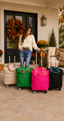 Tenley Quilted Tote Roller Bags - 5 Colors