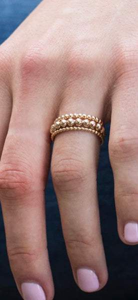 enewton classic gold 3mm bead ring