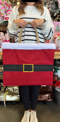 Santa Belt Carry All Tote