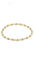 enewton Dignity Sincerity Pattern Gold Bead Bracelet-5mm