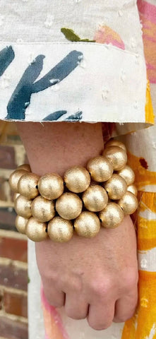 Bamboo Hinged Cuff Bracelet