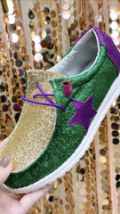 Hey Mardi Gras Slip On Shoes