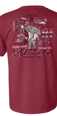 Campus Collection GameDay Collage T-Shirt