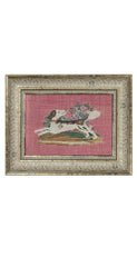Framed Embroidered Pup