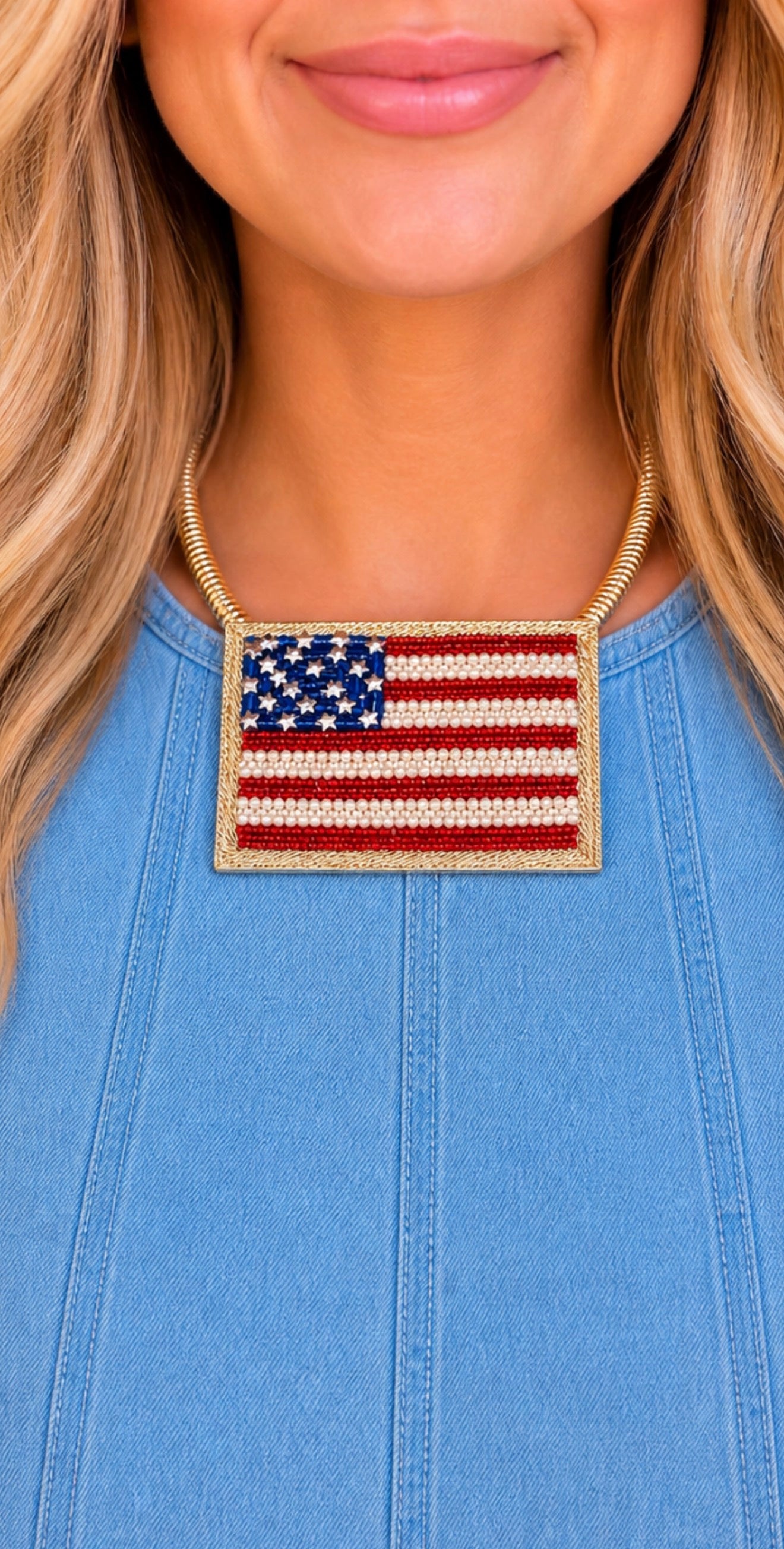 Flag Necklace